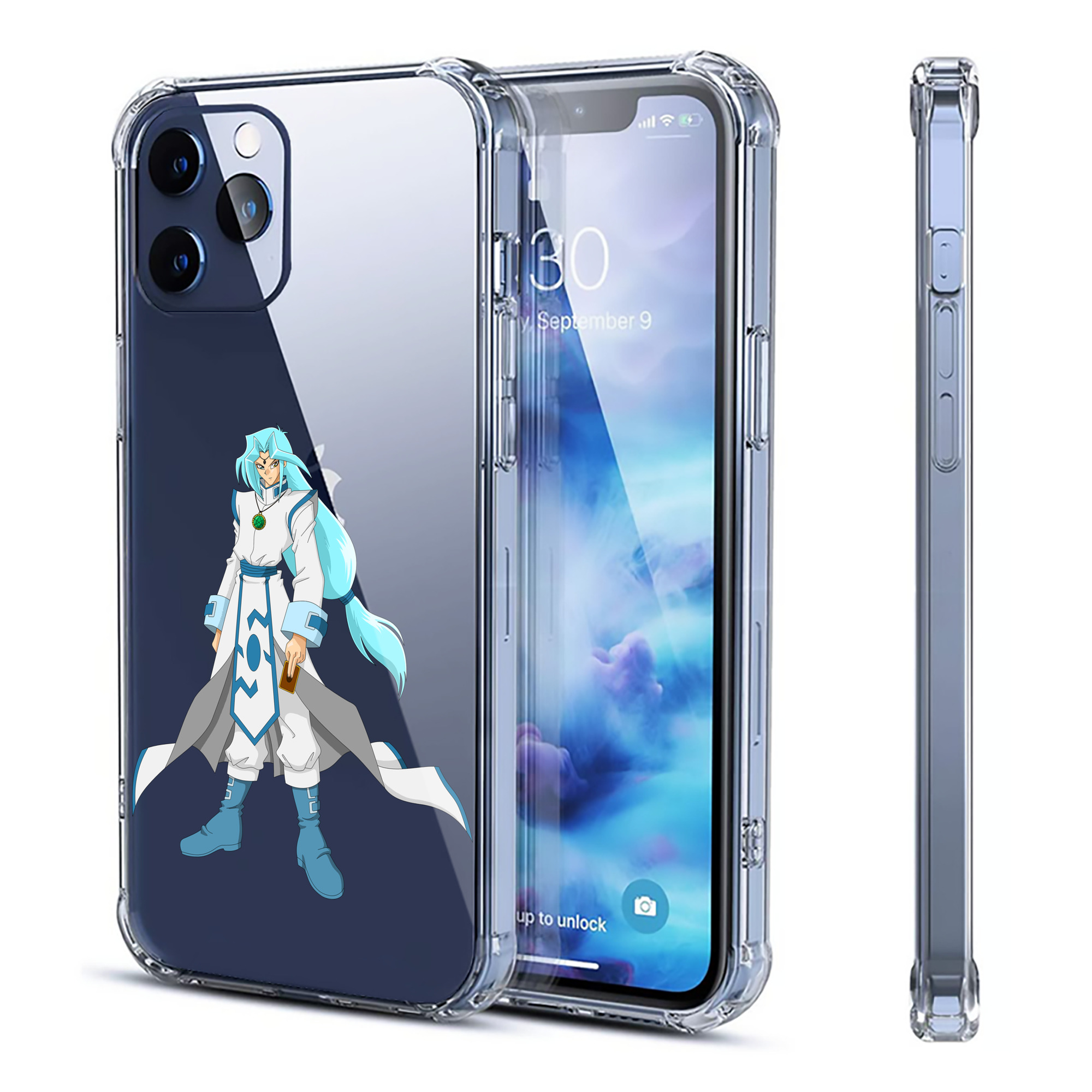 （画像用） 遊☆戯☆王 Yu-Gi-Oh! 【iPhone 12シリーズ対応】透明スマホケース（クリアソフトケース）